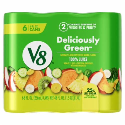 V8® Deliciously Green™ Juice Perspective: top