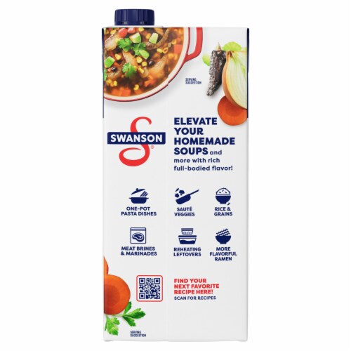 Swanson 100% Natural Spicy Beef Broth Perspective: top