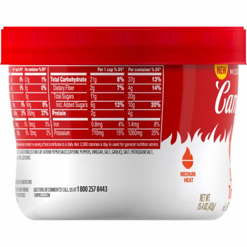 Campbell's® Spicy Tomato Soup Perspective: top