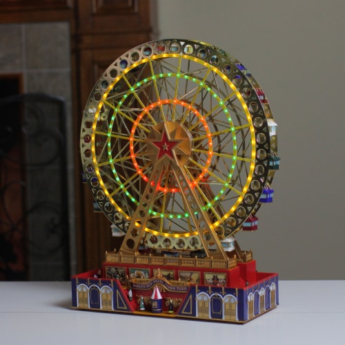 Mr. Christmas 15 Mr Christmas Animated Musical LED Lighted World's Fair
