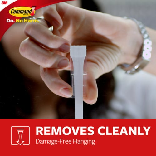 Command™ Cord Organization Damage-Free Clear Clips, 8 pk - Kroger