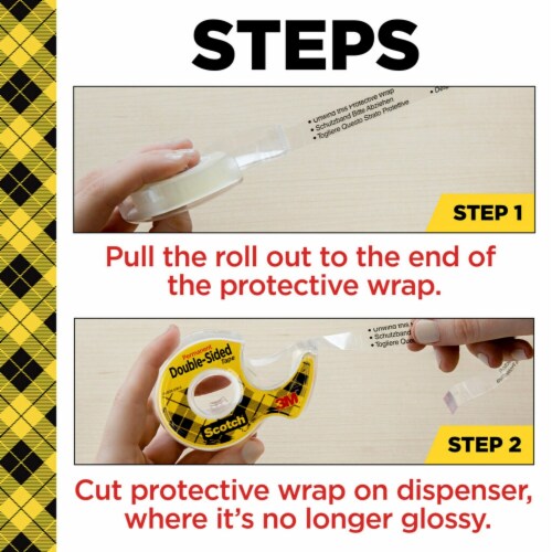 Scotch® Permanent Double-Sided Tape Perspective: top
