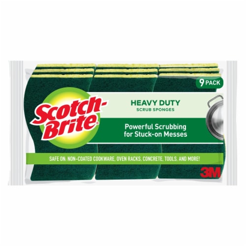Scotch-Brite® Heavy Duty Scrub Sponges Perspective: top