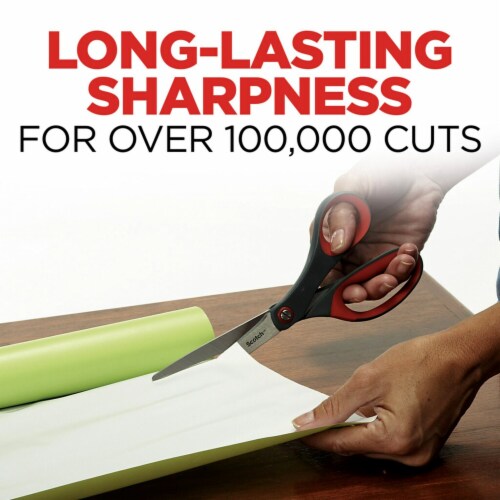 Scotch™ Precision Scissors - Gray / Red Perspective: top