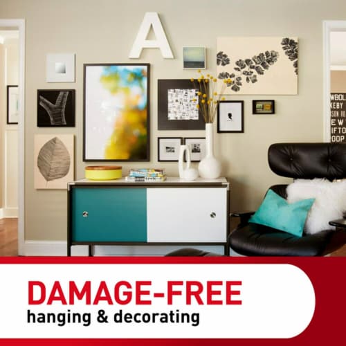 Command Picture Hanging Kit| Damage-Free Hanging Strips & Leveler| Perfect for Hanging Small & Large Frames, Photos, Pictures on Walls & More| No