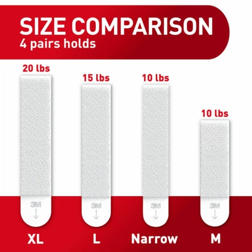 Command™ Medium and Large Picture Hanging Strips Perspective: top