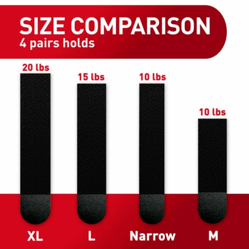 Command™ Large Picture Hanging Strips - Black Perspective: top