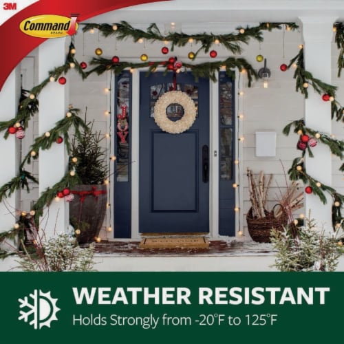 Command™ Outdoor Large Damage-Free Hanging Metal Hook Perspective: top