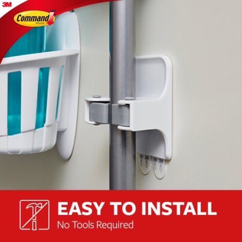 Command™ Damage-Free Hanging Broom Gripper Perspective: top