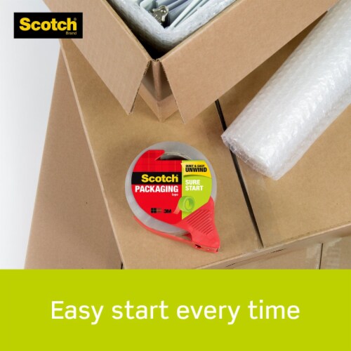 Scotch® Sure Start Shipping Packaging Tape Kit Perspective: top