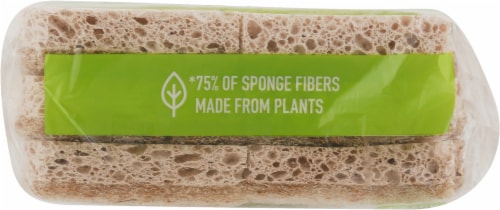 Scotch-Brite™ Greener Clean Non-Scratch Scrub Sponges - Brown Perspective: top