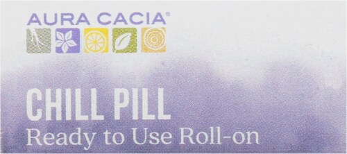 Aura Cacia Relaxing Chill Pill Essential Oil Blend Roll-On Perspective: top