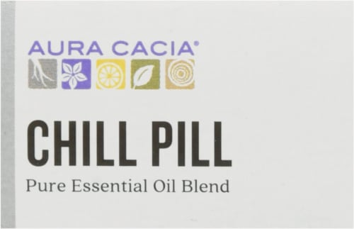 Aura Cacia® Chill Pill Relaxing Essential Oil Blend Perspective: top