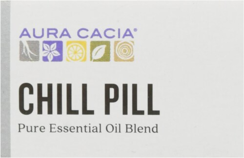 Aura Cacia® Chill Pill Relaxing Essential Oil Blend Perspective: top