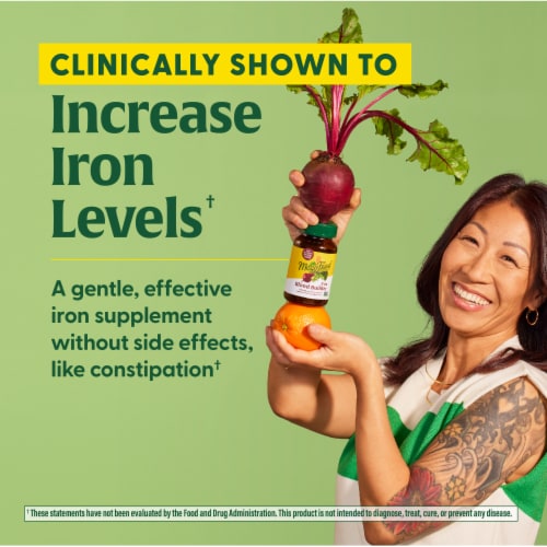 MegaFood® Blood Builder® Iron & Multivitamin Dietary Supplement Tablets Perspective: top