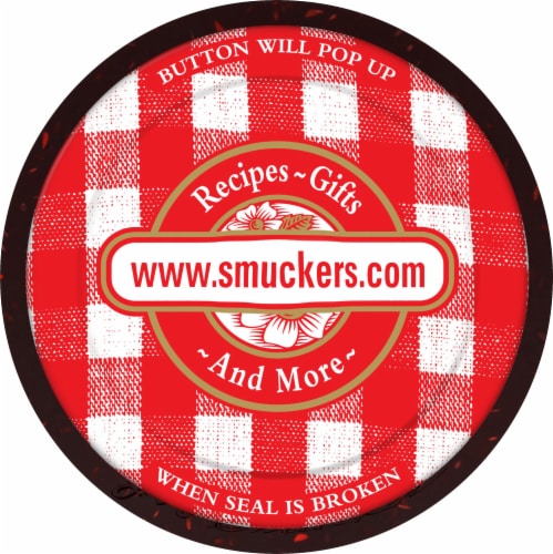 Smucker's® Red Raspberry Preserves Spread Perspective: top