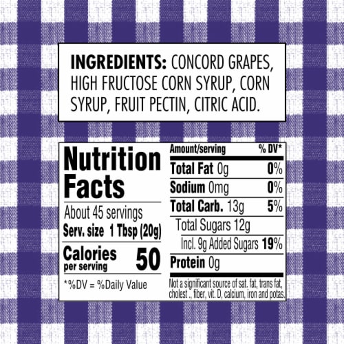 Smucker's Concord Grape Jam Perspective: top