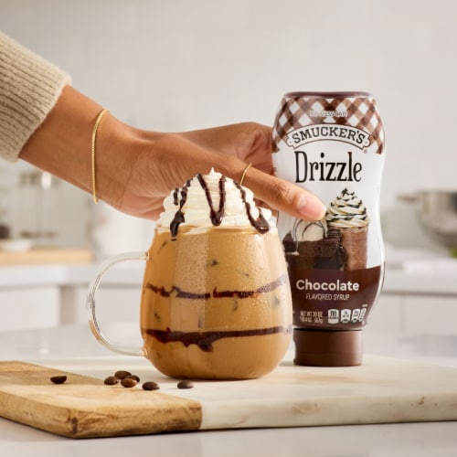 Smucker’s Drizzle Chocolate Flavored Syrup Perspective: top