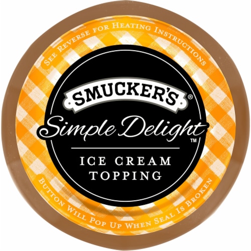 Smucker's® Simple Delight Salted Caramel Topping Perspective: top