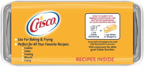 Crisco® Butter Flavor Shortening Sticks Perspective: top