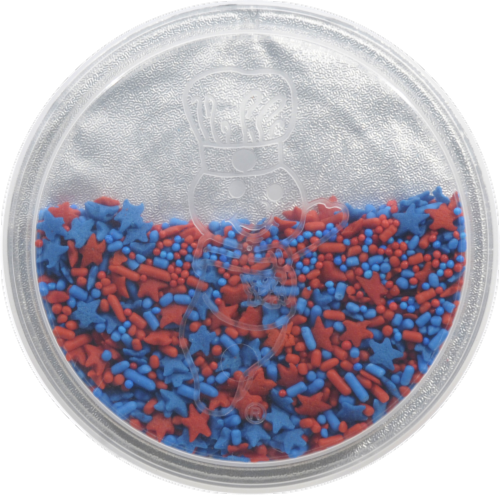 Pillsbury Stars & Stripes Funfetti White Frosting Perspective: top
