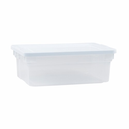 Rubbermaid Classic Clear 12 Quart Stackable Heavy Duty Plastic