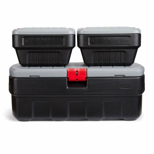  Rubbermaid ActionPacker Lockable Storage Box, 8 Gallon