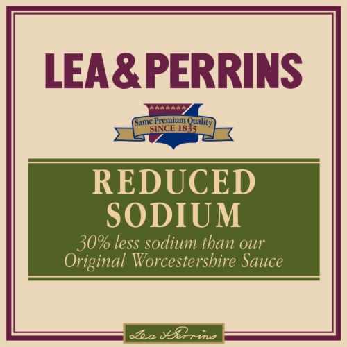 Lea & Perrins Reduced Sodium Worcestershire Sauce Perspective: top