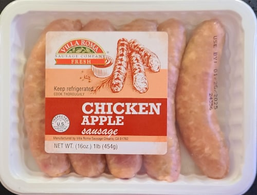 Villa Roma® Fresh Chicken Apple Sausage Perspective: top