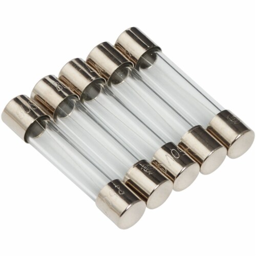 Bussmann 1A/2A/3A AGC Glass Tube Electronic Fuse (5-Pack) HEF-1 Perspective: top