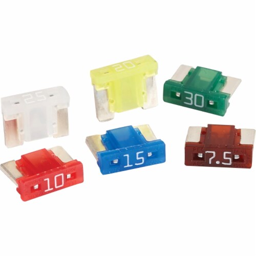 Bussmann ATM Low Profile Mini Fuse Assortment (6-Piece) BP/ATM-A6LP-RP Perspective: top