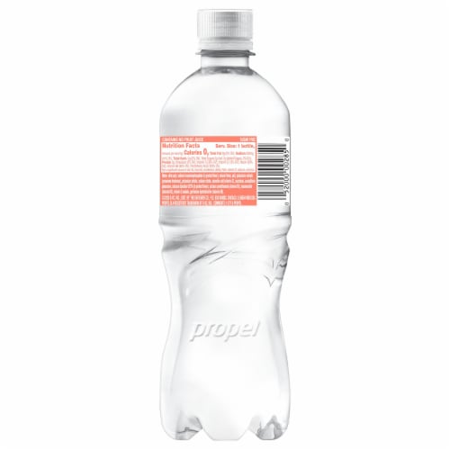 Propel® Zero Calorie Electrolyte Peach Flavored Bottled Water Perspective: top