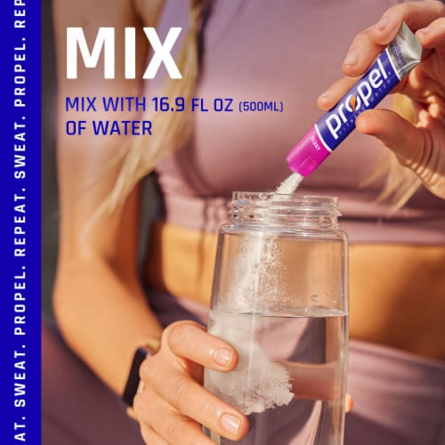 Propel Raspberry Lemonade Water Beverage Mix Perspective: top