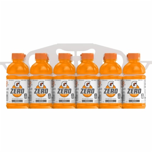 Gatorade® Zero Sugar Orange Sports Drink Mini Multipack Bottles Perspective: top