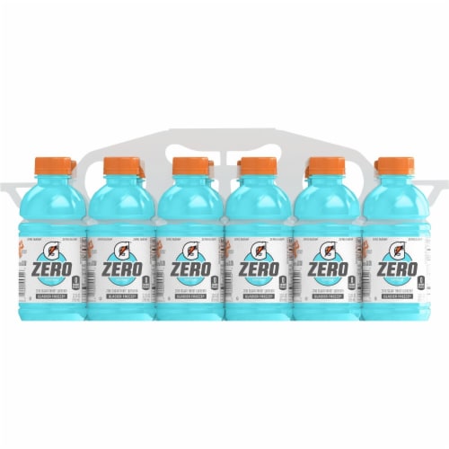 Gatorade® Frost Zero Sugar Blue Glacier Freeze Sports Drink Mini Multipack Bottles Perspective: top