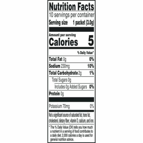 Gatorade® Zero Sugar Glacier Freeze Drink Mix Packets Perspective: top