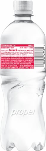 Propel® Immune Support Electrolyte Orange Raspberry Flavored Bottled Water Perspective: top