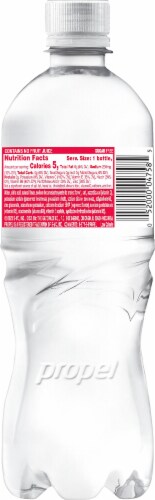 Propel® Immune Support Electrolyte Orange Raspberry Flavored Bottled Water Perspective: top
