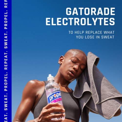 Propel Grape Electrolyte Water Beverage 33.8 fl oz Perspective: top
