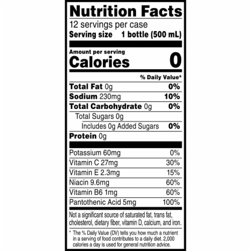 Propel® Passionfruit Guava Energy Boost Electrolyte Water Beverage Sports Drink Perspective: top