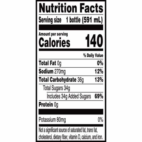 Gatorade® Summer Blaze Sports Drink Multipack Bottles Perspective: top