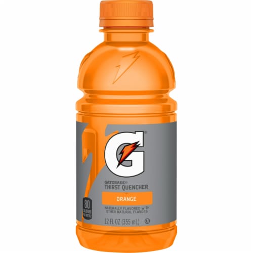 Gatorade® Red Yellow Orange Sports Drink Variety Pack Bottles Perspective: top