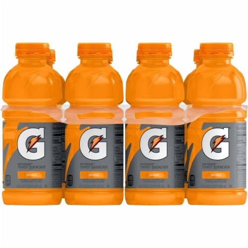 Gatorade® Orange Sports Drink Multipack Bottles Perspective: top