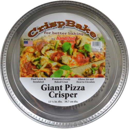 Handi-foil® CrispBake® Pizza Crisper - Silver Perspective: top