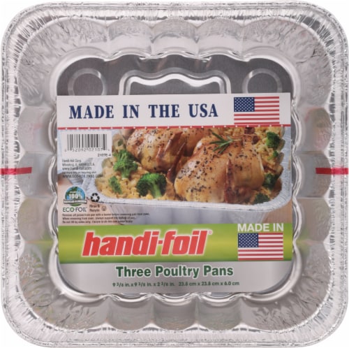 Handi-Foil Eco-Foil Poultry Pans, 3 Pack