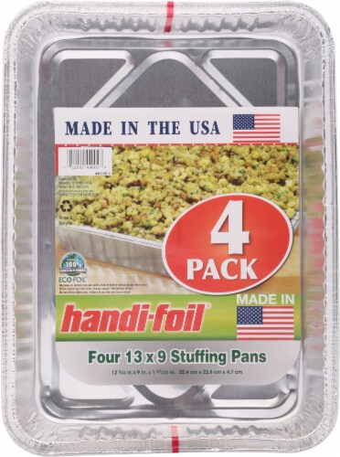 Handi-foil® Eco-Foil Stuffing Pans Perspective: top