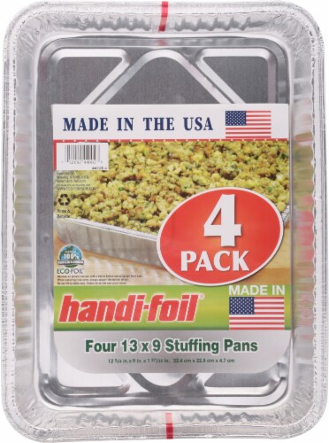 Handi-Foil Eco-Foil Cook-N-Carry 13 x 9 in. Cake Pans & Lids