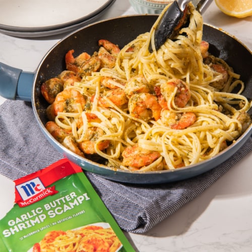McCormick Garlic Butter Shrimp Scampi Perspective: top