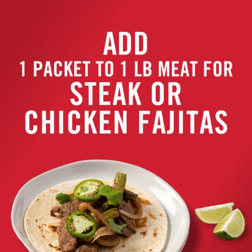 McCormick Fajita Seasoning Mix Perspective: top