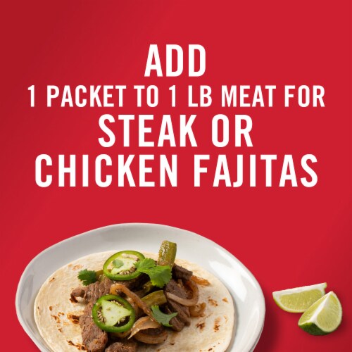 McCormick® Fajita Seasoning Mix Perspective: top